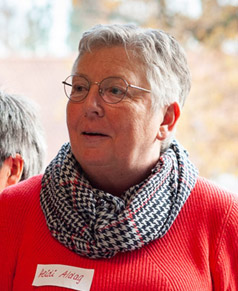Heidi Aldag ehemals pflegende Angehörige; ist immer wieder dabei, wenn Hilfe z.B. bei großen Veranstaltungen gebraucht wird