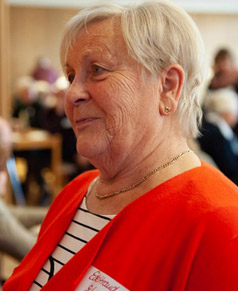Edeltraud Schwier ist als Begleiterin in Gruppen wie z.B. „Dienstags unterwegs“ aktiv und bei vielen gruppenübergreifenden Aktivitäten dabei